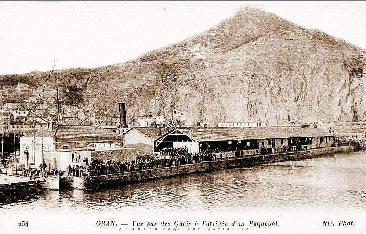 Oran - Quais a l'arrivee d'un paquebot.jpg